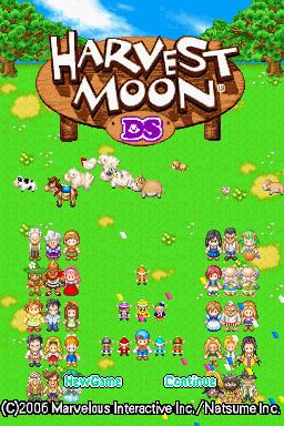 Harvest Moon DS Harvest Moon DS ULegacy ROM lt NDS ROMs Emuparadise