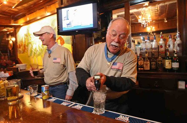 Harvey C. Barnum, Jr. Medal of Honor recipients serving again behind the bar