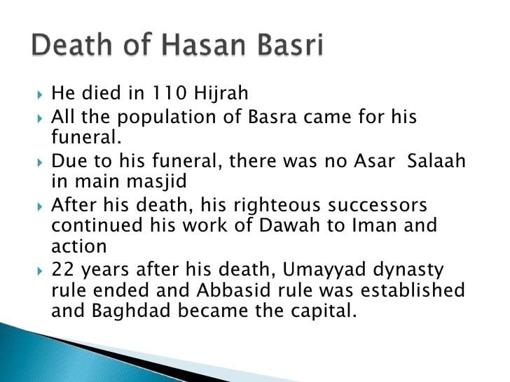 Hasan of Basra Hasan Al Basri