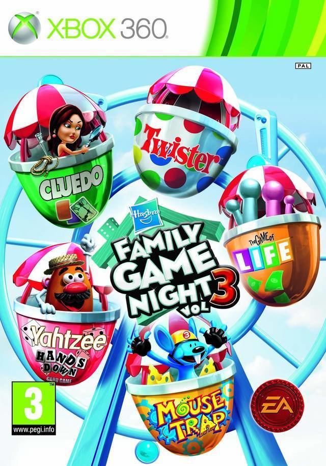 Hasbro Family Game Night Hasbro Family Game Night 3 Box Shot for Xbox 360 GameFAQs