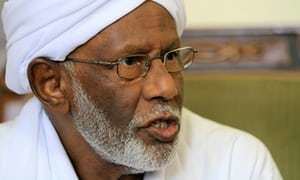 Hassan Al-Turabi Hassan alTurabi Sudan opposition leader who hosted Osama bin Laden