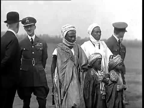 Hassan Katsina The Emir Of Katsinas Visit to Northfield Air Field 1933 YouTube