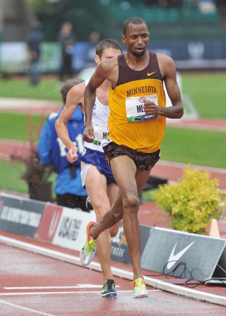 Hassan Mead Down the Backstretch Mead Runs Sub28 in Olympic Trials