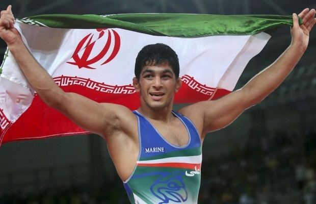 Hassan Yazdani Irans Hassan Yazdani wins gold in 74kg freestyle wrestling Real Iran