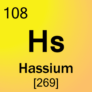 Hassium 108Hassium Element Cell Science Notes and Projects