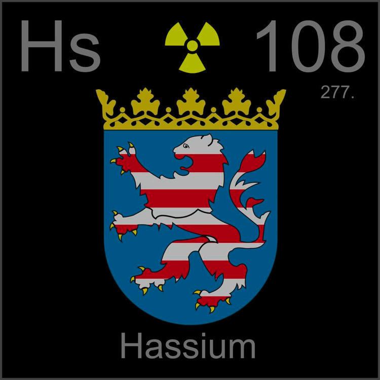 Hassium Pictures stories and facts about the element Hassium in the
