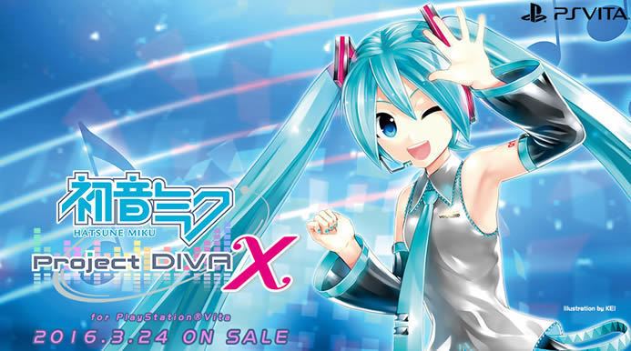 Hatsune Miku: Project DIVA X Hatsune Miku Project Diva X Vita Announced For March 24th 2016