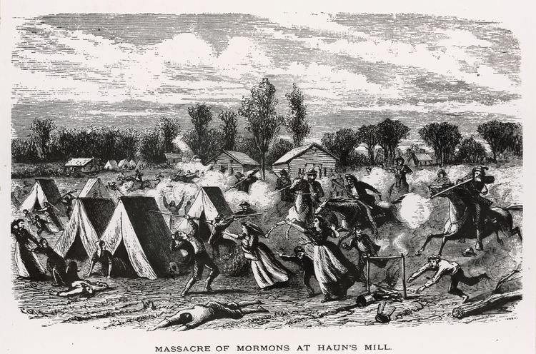 Haun's Mill massacre Massacre of Mormons at Haun39s Mill