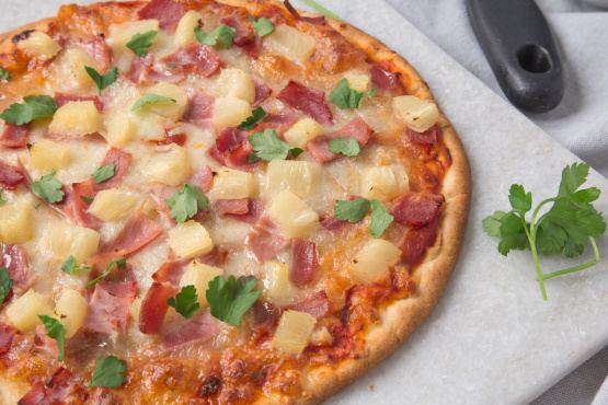 Hawaiian pizza Hawaiian Pizza Recipe Foodcom