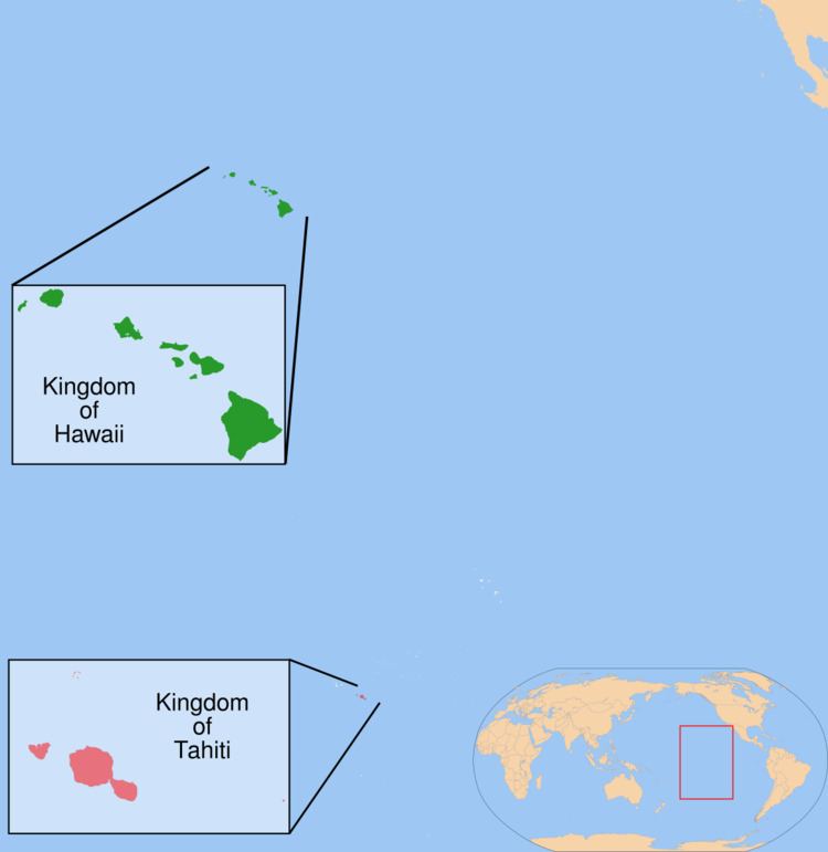 Hawaii–Tahiti relations