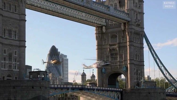 Hawker Hunter Tower Bridge incident London 2012 Olympics helicopters fly through Tower Bridge YouTube