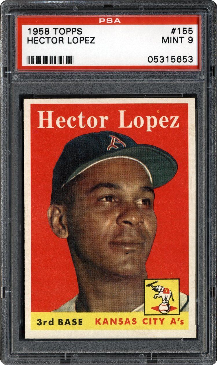 Héctor López 1958 Topps Hector Lopez PSA CardFacts