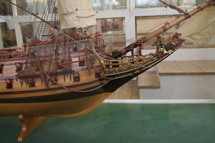 HDMS Sophia Amalia Ship model SOPHIA AMALIA of 1650 in Orlogsmuseet Copenhagen