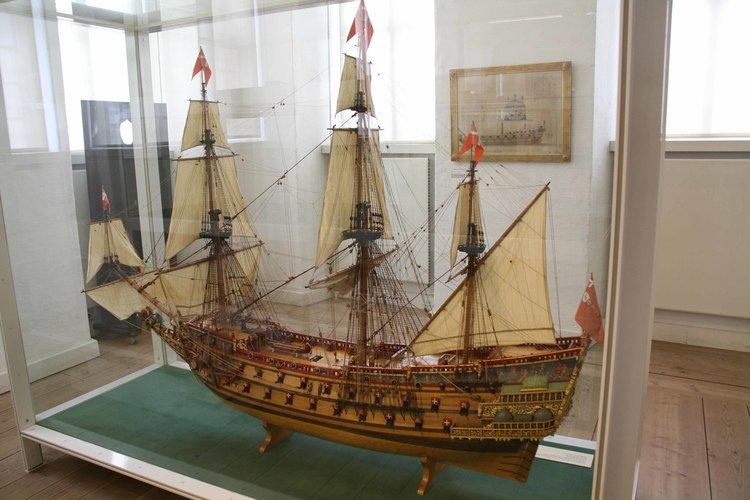 HDMS Sophia Amalia Ship model SOPHIA AMALIA of 1650 in Orlogsmuseet Copenhagen