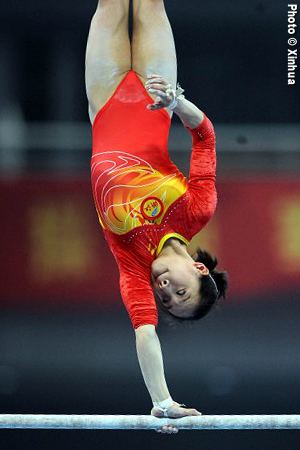He Ning (gymnast) International Gymnast Magazine Online He Ning Feng Jing Win