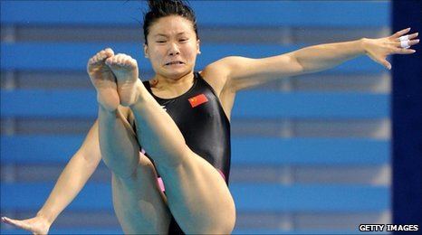 He Zi BBC Sport Asian Games China rules the world of diving