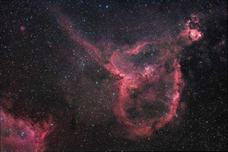 Heart Nebula APOD 2009 February 14 IC 1805 The Heart Nebula