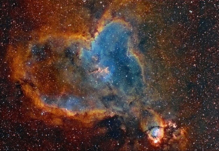 Heart Nebula The Heart Nebula an emission nebula in Cassiopeia Anne39s