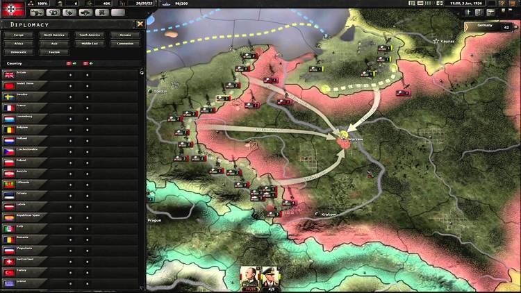 Hearts of Iron IV Hearts of Iron 4 Gameplay World Premiere YouTube