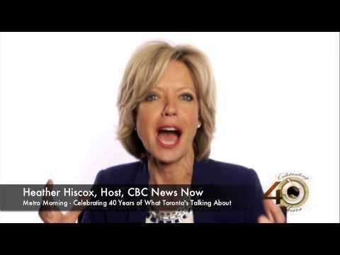 Heather Hiscox Metro Morning 40th Anniversary Heather HiscoxCBC YouTube