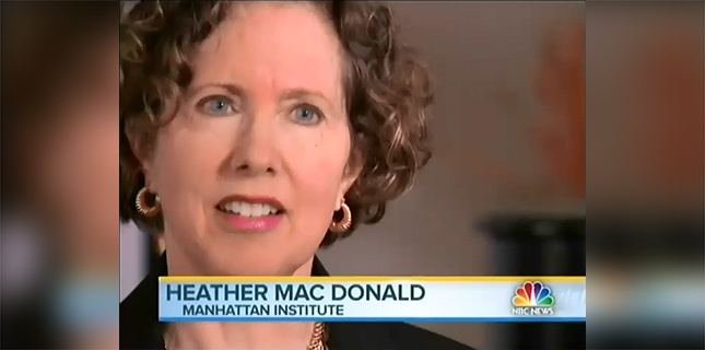 Heather Mac Donald Heather Mac Donald Tags Media Matters for America