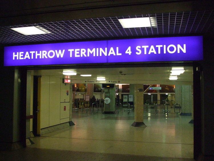 Heathrow Terminal 4 tube station