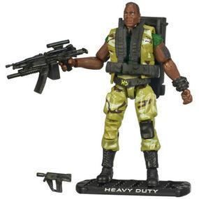 Heavy Duty (G.I. Joe) GI Joe The Rise of Cobra Collection 2 Wave 1 Action Figures Heavy