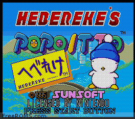 Hebereke's Popoitto SNES Super Nintendo for Hebereke39s Popoitto ROM