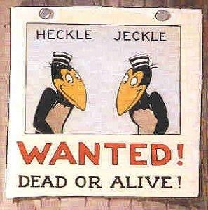 Heckle and Jeckle Heckle and Jeckle Quotes Collectibles and Cartoon Crows Cartoon