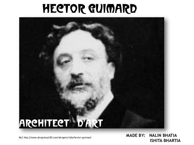 Hector Guimard Works and influences of hector guimard