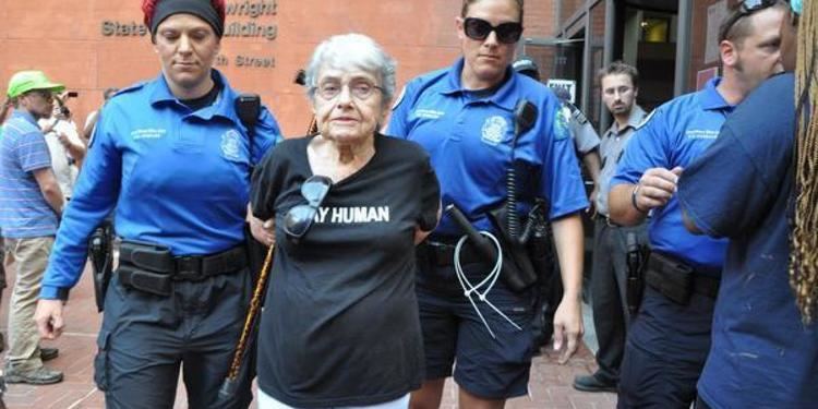 Hedy Epstein Hedy Epstein 90YearOld Holocaust Survivor Arrested