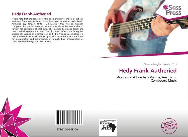 Hedy Frank-Autheried Hedy FrankAutheried 9786201509306 6201509305 9786201509306