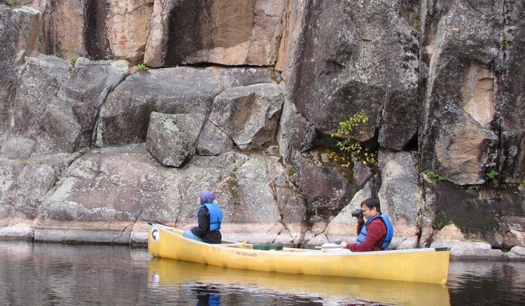 Hegman Lake Pictograph Boundary Waters Hegman Lake