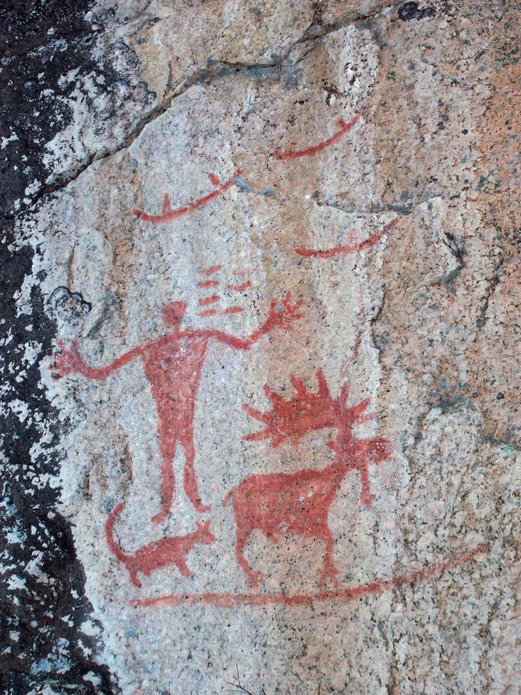 Hegman Lake Pictograph Pictographs at Hegman Lake Boundary Waters Canoe Area Wild Flickr