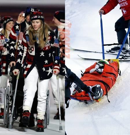 Heidi Kloser Sochi Olympics Skier Heidi Kloser Breaks Her Leg DURING
