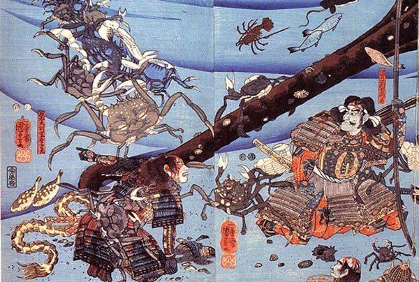 Heikegani The legend of Heikegani the Samurai ghost crabs Ancient Origins