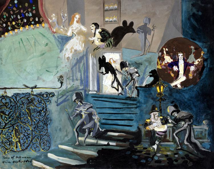 Hein Heckroth Sketch by Production Designer Hein Heckroth for The Red Shoes 1948