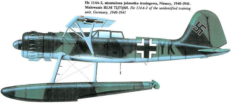Heinkel He 114 WINGS PALETTE Heinkel He114 Germany Nazi
