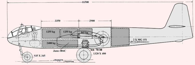 Heinkel He 343 Heinkel He 343 Luft 3946 Entry