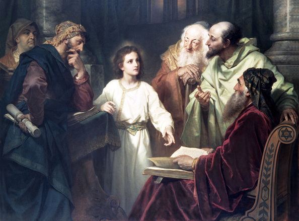 Heinrich Hofmann (painter) Jesus in the Temple 1881 The Life Art of Heinrich Hofmann