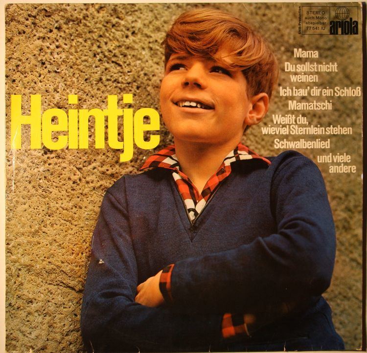 Heintje Simons Heintje Dutch singer Hendrik Nikolaas Theodoor Simons known as