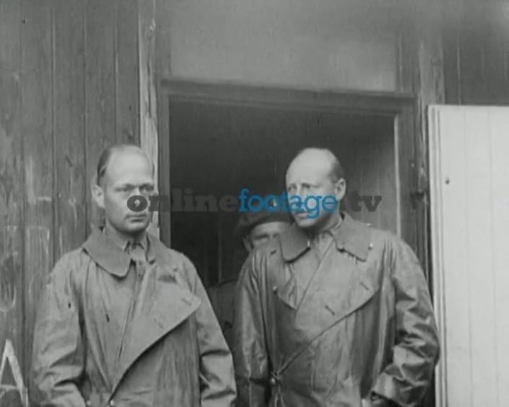 Heinz Macher Heinrich Himmler Himmlers adjutant Werner Grothmann and Heinz