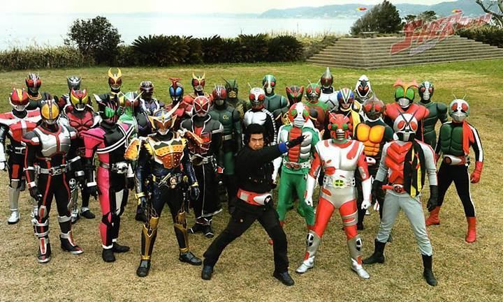 Heisei Rider vs. Showa Rider: Kamen Rider Taisen feat. Super Sentai movie scenes 