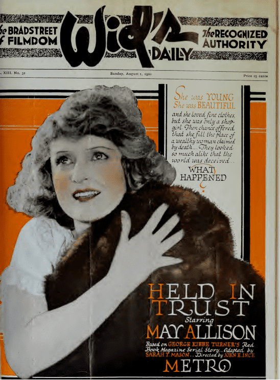 Held In Trust Held in Trust film 1920 Wikipedia