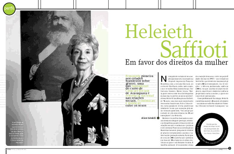 Heleieth Saffioti In Memoriam dos Saudosos Profs Waldemar Saffioti e Heleieth