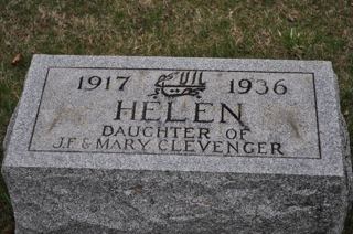 Helen Clevenger Helen Clevenger 1917 1936 Find A Grave Memorial