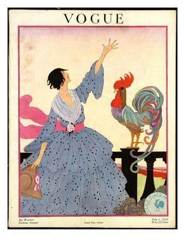 Helen Dryden Vogue Cover July 1918 Poster Print by Helen Dryden at