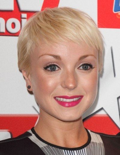 Helen George Helen George Short feathery pixie for fine hair