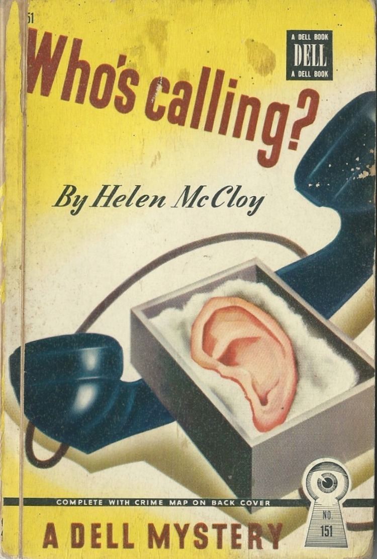 Helen McCloy Mystery Fanfare Mapback Monday Whos Calling by Helen McCloy
