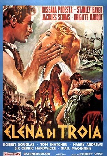 Helen of Troy (film) HELEN OF TROY 1956 Rosanna Podesta Stanley Baker Jacques